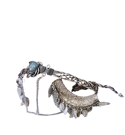 Tiara Yasmin Diosa | Aguamarina y Cadenas