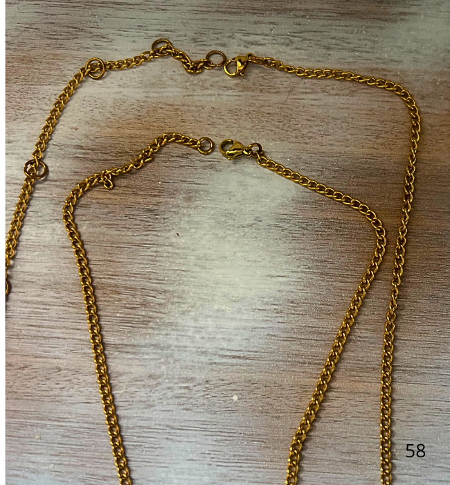 Cadena de cuerpo femenina / Amor cuarzo rosa