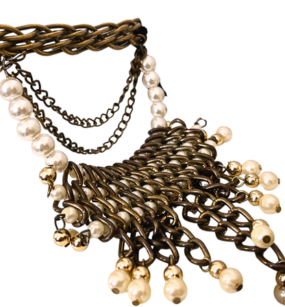 Tiara boho/ Perlas piedra de luna