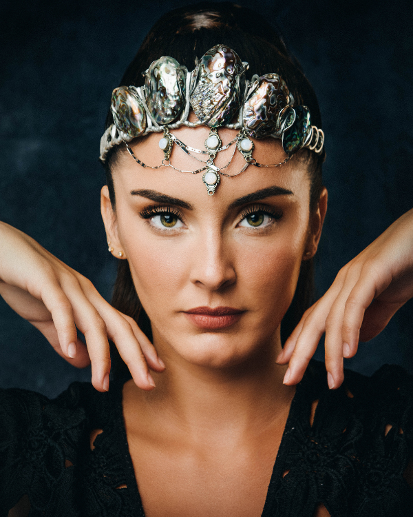 Tiara artesanal mística espiritual