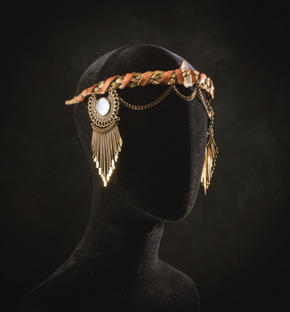 Tiara espejos solares/ Tribal boho