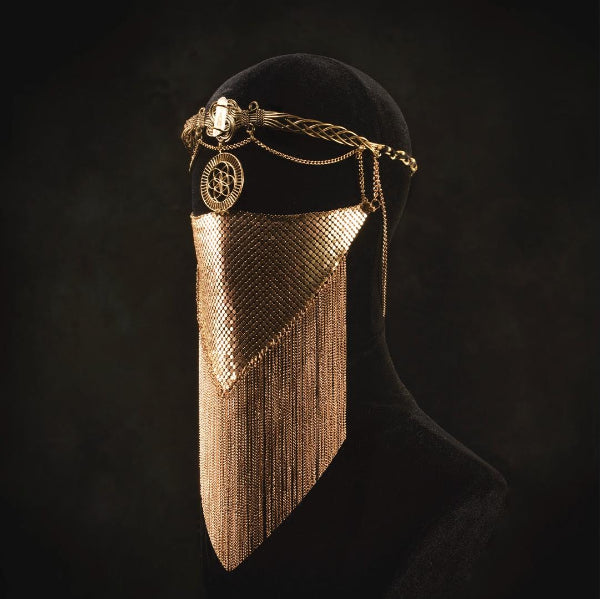 Tiara mascara exótica/ Flor de la vida