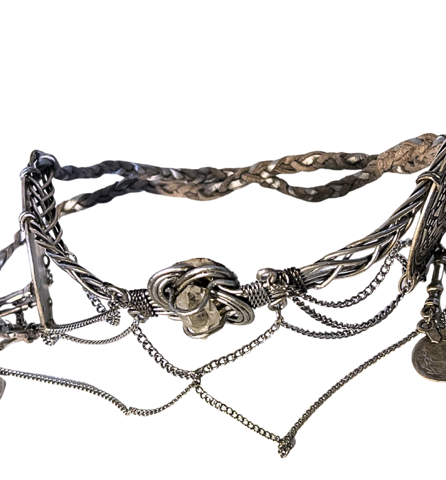 Tiara Boho Diana Diosa/ Boho plata