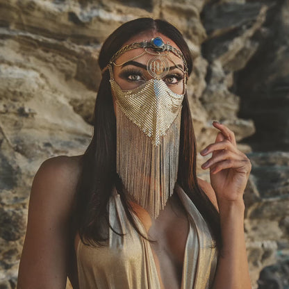 Tiara mascara exótica/ Flor de la vida